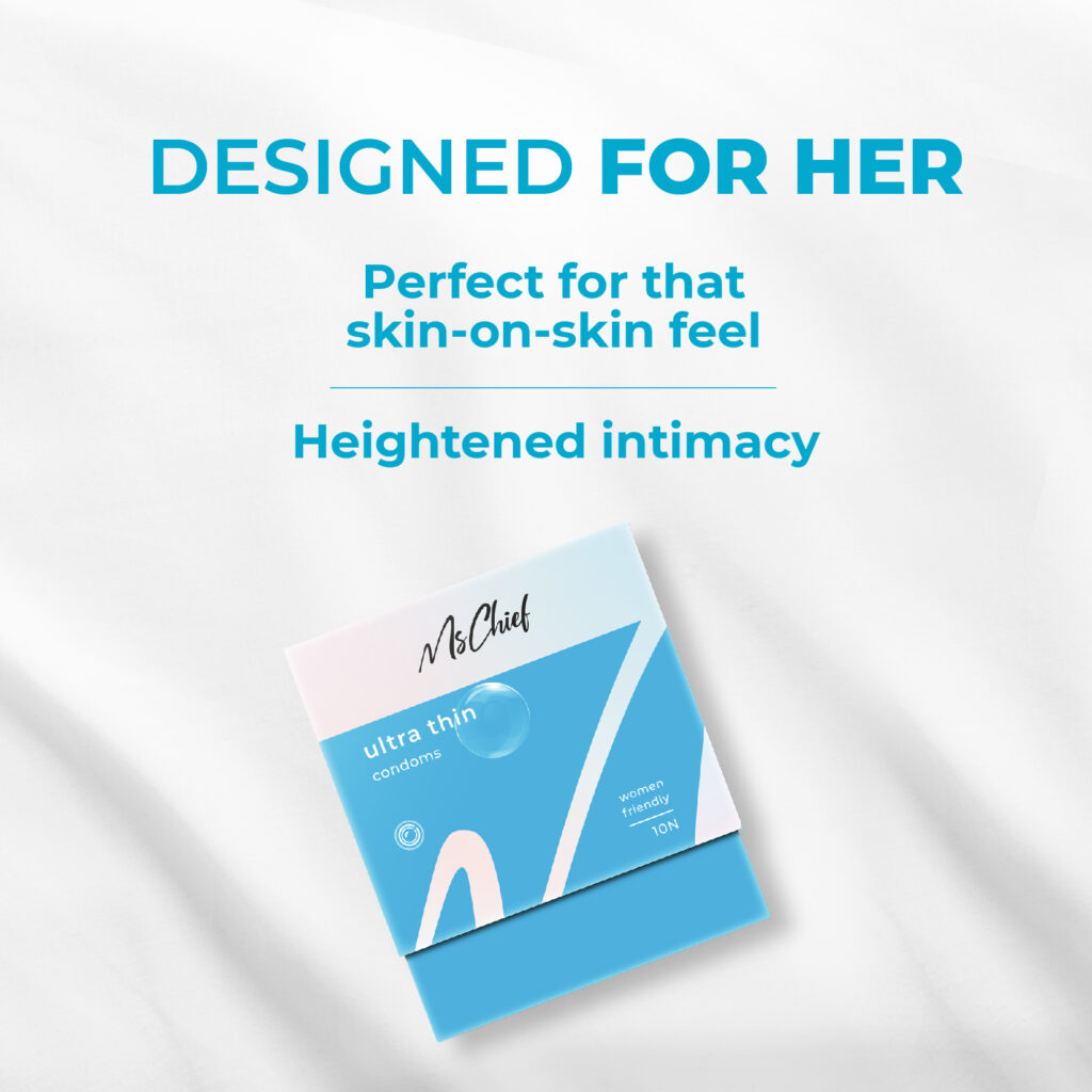 MsChief Ultra-thin Women Friendly Safe for Skin Condom