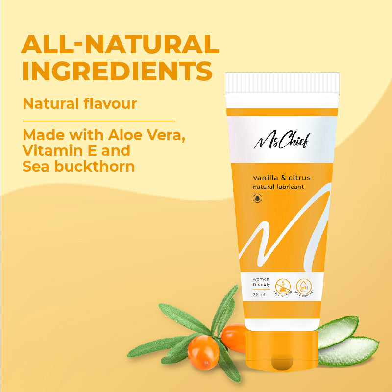 Vanilla & Citrus Lubes Features