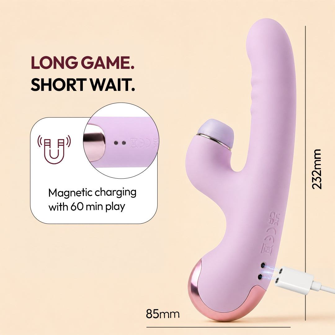 MsChief Crescendo Pro is 232mm long and 85mm Width with Magnetic Charging for Upto 60min Play