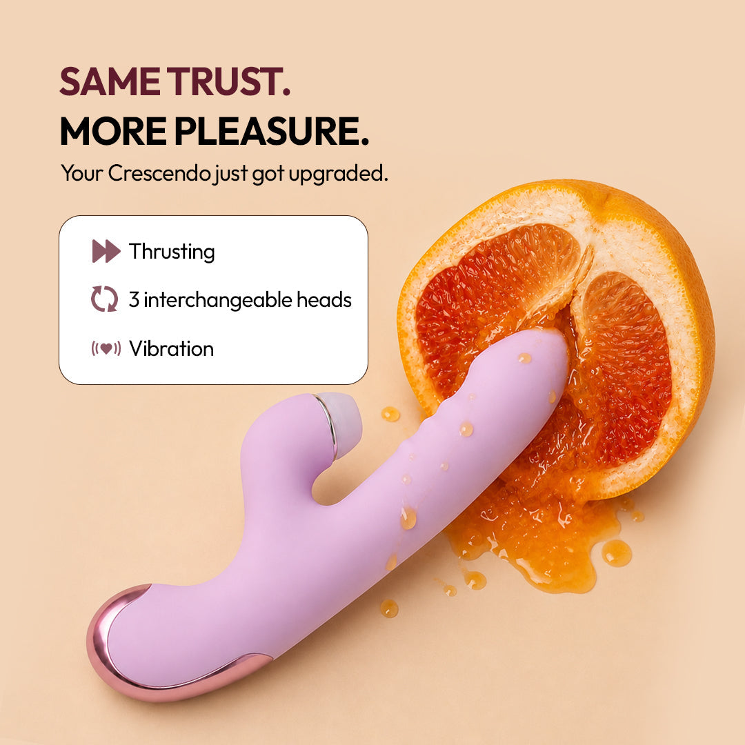 MsChief Crescendo Pro 3-in-1 Rabbit Massager
