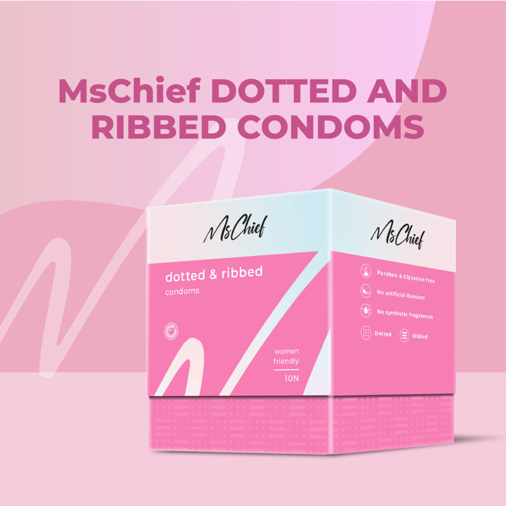 Mschief Dotted & Ribbed Condoms