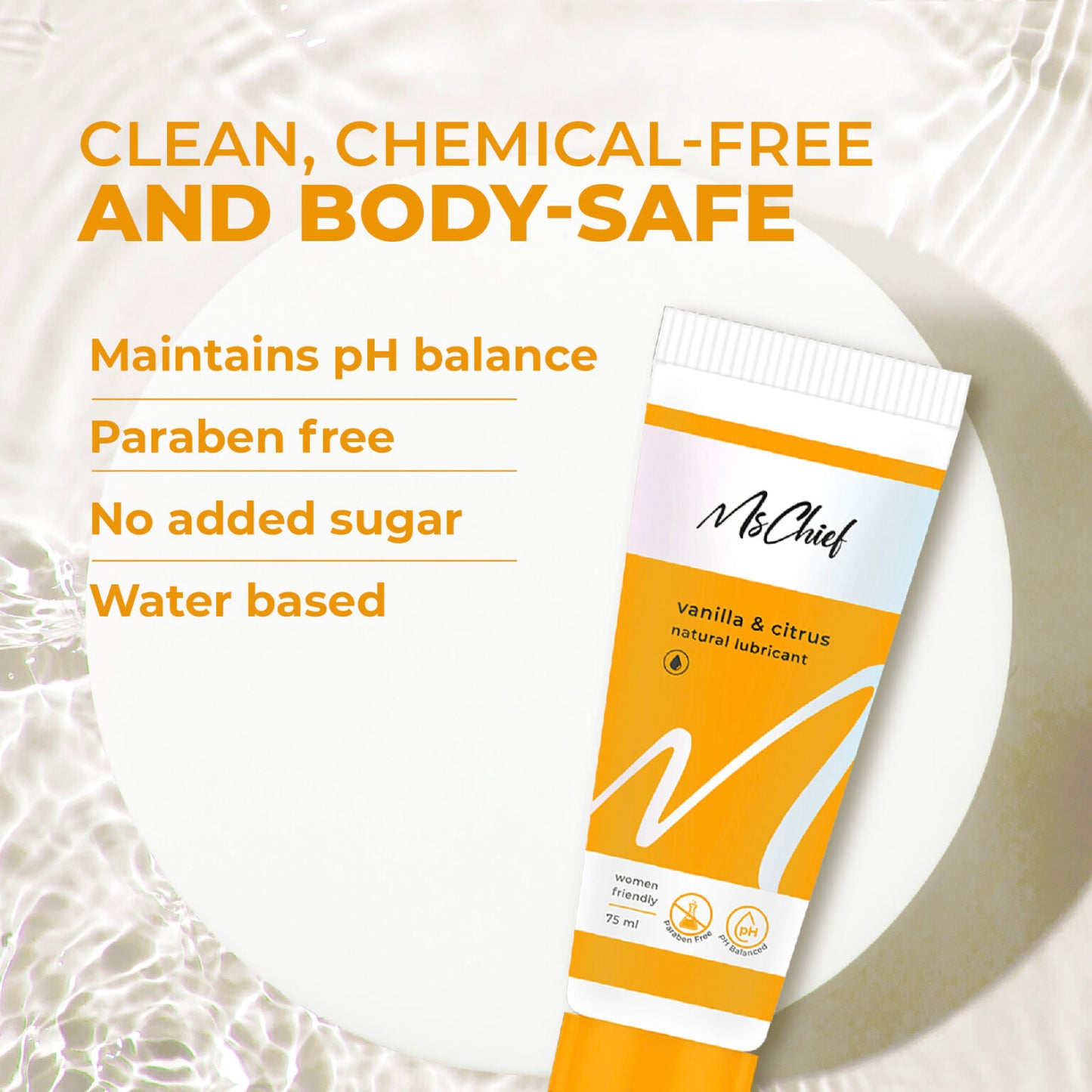 Mschief Water Based, pH Balanced & Sugar Free Lubes for Women in India